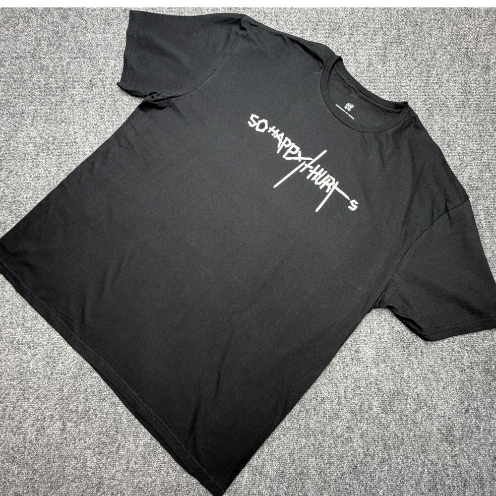 Bryan Adams So Happy It Hurts Tour T Shirt Mens 2XL Black Concert Tee